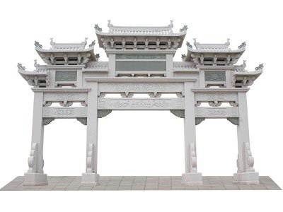 石雕欄桿、石拱橋、石欄桿