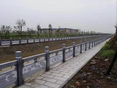 石雕欄桿、石拱橋、石欄桿